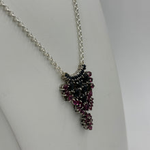 Load image into Gallery viewer, Natural Ruby and Sapphire Gemstone necklace