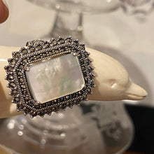 Load image into Gallery viewer, 'Marcazite and Mother Of Pearl Ring