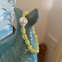 Load image into Gallery viewer, 'Lemon Quartz' White South Sea Pearl Bracelet