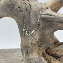 Load image into Gallery viewer, Australian South Sea Pearl necklace featuring a single Champagne South Sea pearl,
The pearl is Drop in shape 9.3 x 10.9mm in size, and Champagne to Light Gold in color.
It features on this adjustable 925 sterling silver chain with bolt ring clasp
Length in total is 43 to 50cm and adjustable toggle
J3521