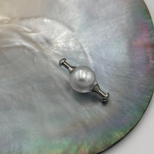 Load image into Gallery viewer, Silicone necklace featuring interchangeable Australian South Sea pearl, Drop in shape, 10.5mm in size and White in colour
This pearl comes with the black necklace band unless you specify an alternative
If you prefer a bracelet band you can choose black.
OR if you prefer a coloured bracelet bands when you order - select coloured and specify which color in the notes
Please see "Silicone bracelets (band only)" for the colors available
J3407