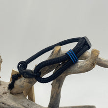 Load image into Gallery viewer, &#39;Captain Carl&#39; Black &amp; Black Pig &amp; Hen Mens Bracelet
