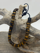 Load image into Gallery viewer, &#39;Tiger&#39;s Eye&#39; Brontide&#39; 6mm Pig &amp; Hen Unisex Bracelet
