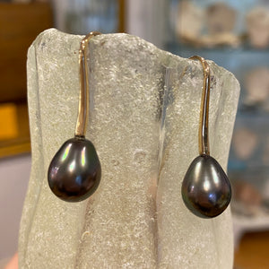 ‘Taylor’ Tahitian South Sea Pearl Earrings