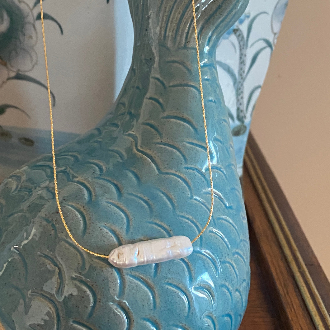 Biwa Freshwater Pearl Pendant