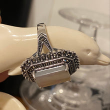 Load image into Gallery viewer, &#39;Marcazite and  Mother Of Pearl Ring
