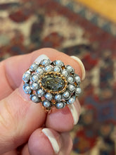 Load image into Gallery viewer, &#39;Salacia&#39; Fume and Freshwater Pearl Ring
