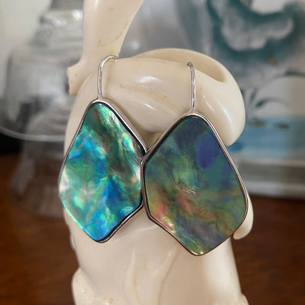 'Bluey' Paua shell Earrings