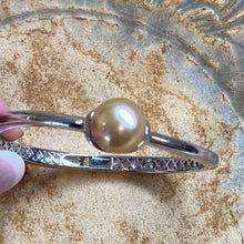 Load image into Gallery viewer, &quot;Briana&quot; Indonesian South Sea Pearl Bangle
