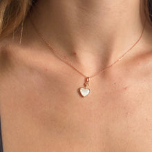 Load image into Gallery viewer, &#39;Beloved&#39; Rose Gold Mother of Pearl Pendant
