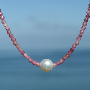 'Rubie' Australian South Sea pearl and ruby necklace