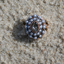 Load image into Gallery viewer, &#39;Salacia&#39; Fume and Freshwater Pearl Ring
