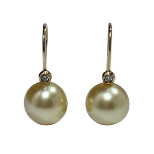 "Golden" South Sea Pearl Earrings