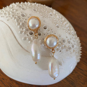 'Cora' Freshwater Pearl Earrings