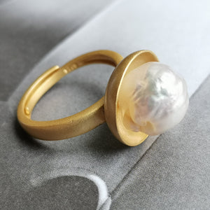 'Dome' Freshwater Pearl Ring
