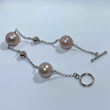 Load image into Gallery viewer, &quot;Ivana&quot; Edison Pink Freshwater Pearl Bracelet
