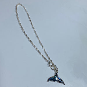 Paua Shell "Whale Tail" Bracelet