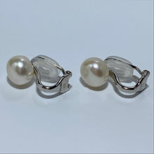 Load image into Gallery viewer, &#39;Clip On&#39;  Button Freshwater Pearl Studs
