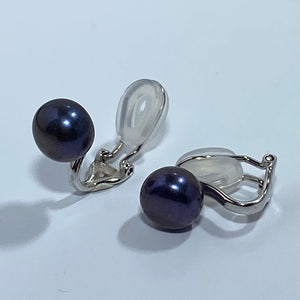 'Clip On'  Button Freshwater Pearl Studs