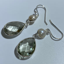 Load image into Gallery viewer, &#39;Amethyst&#39; Hook Style Freshwater Pearl Earrings
