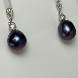 'Madeline' Stud Style Freshwater Pearl Earrings