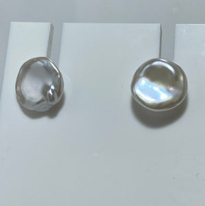 'Keshi' Freshwater Pearl Earrings