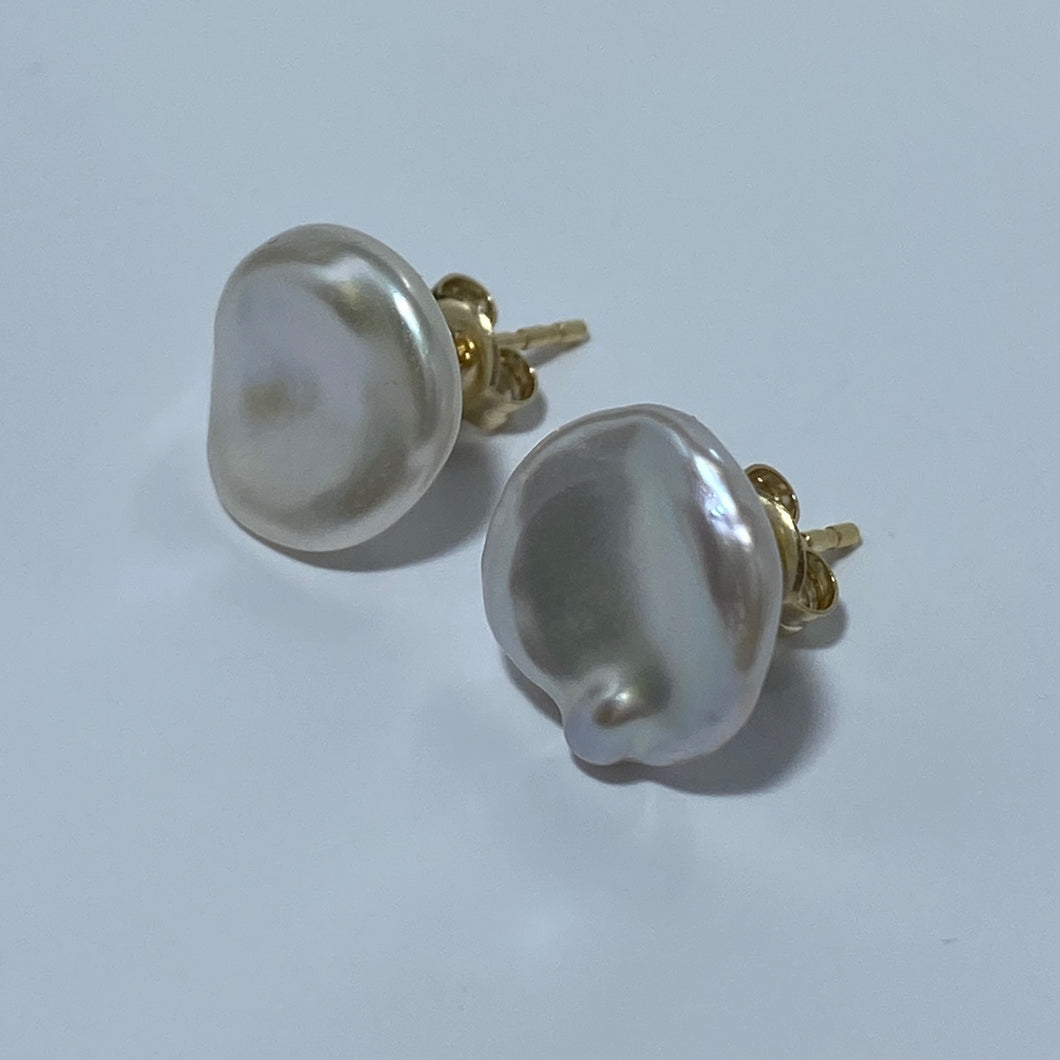 'Keshi' Freshwater Pearl Earrings