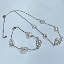 Load image into Gallery viewer, &#39;Eliana&#39; Freshwater &quot;keshi&quot; Pearl Necklace
