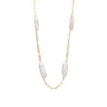 Load image into Gallery viewer, &#39;Longpath&#39; Biwa Freshwater Pearl Necklace
