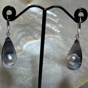 'Binani' Tahitian South Sea 'Mabe' pearl earrings