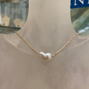 'Kyoki' Australian South Sea Keshi pearl necklace