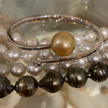 Load image into Gallery viewer, &#39;Byrani&#39; Golden South Sea Pearl Bangle
