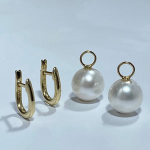 Detachable Freshwater Pearl Earrings