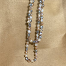 Load image into Gallery viewer, Long Multi-Coloured Freshwater Pearl Strand
