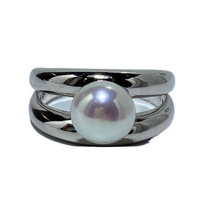 'Coral' Freshwater Pearl Ring
