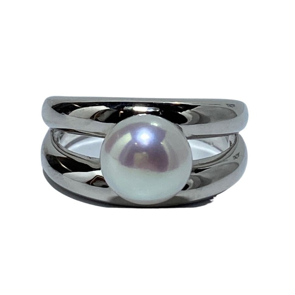 'Coral' Freshwater Pearl Ring