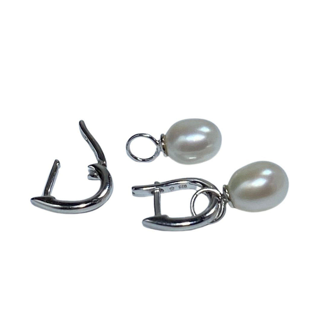 Detachable Freshwater Pearl Earrings