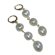 Load image into Gallery viewer, &quot;Janice&quot; Freshwater Pearl Earrings
