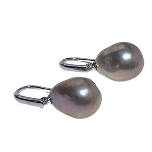 'Jayla Pink' Freshwater Pearl Earrings