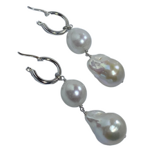 Load image into Gallery viewer, &quot;Jardine&quot; Freshwater Pearl Earrings
