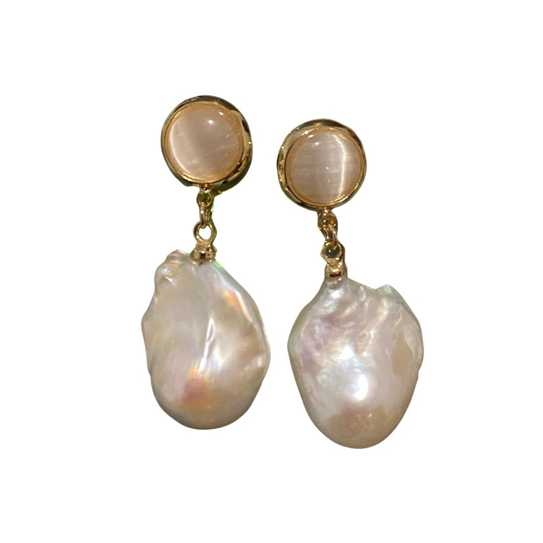 'Brigita' Freshwater Pearl Earrings