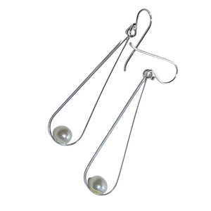 'Valerie' Hook Style Freshwater Pearl Earrings
