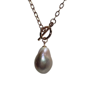 'Louella Pink' Edison Freshwater Pearl Necklace