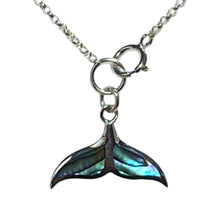 Load image into Gallery viewer, Paua Shell &quot;Whale Tail&quot; Bracelet
