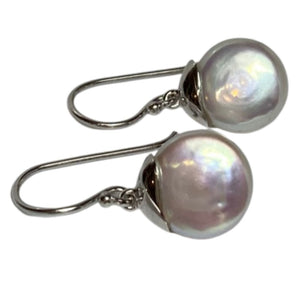'Laura' Hook Style Freshwater Pearl Earrings
